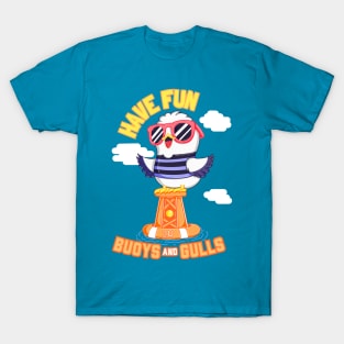 Gull and Buoy Beach Break T-Shirt